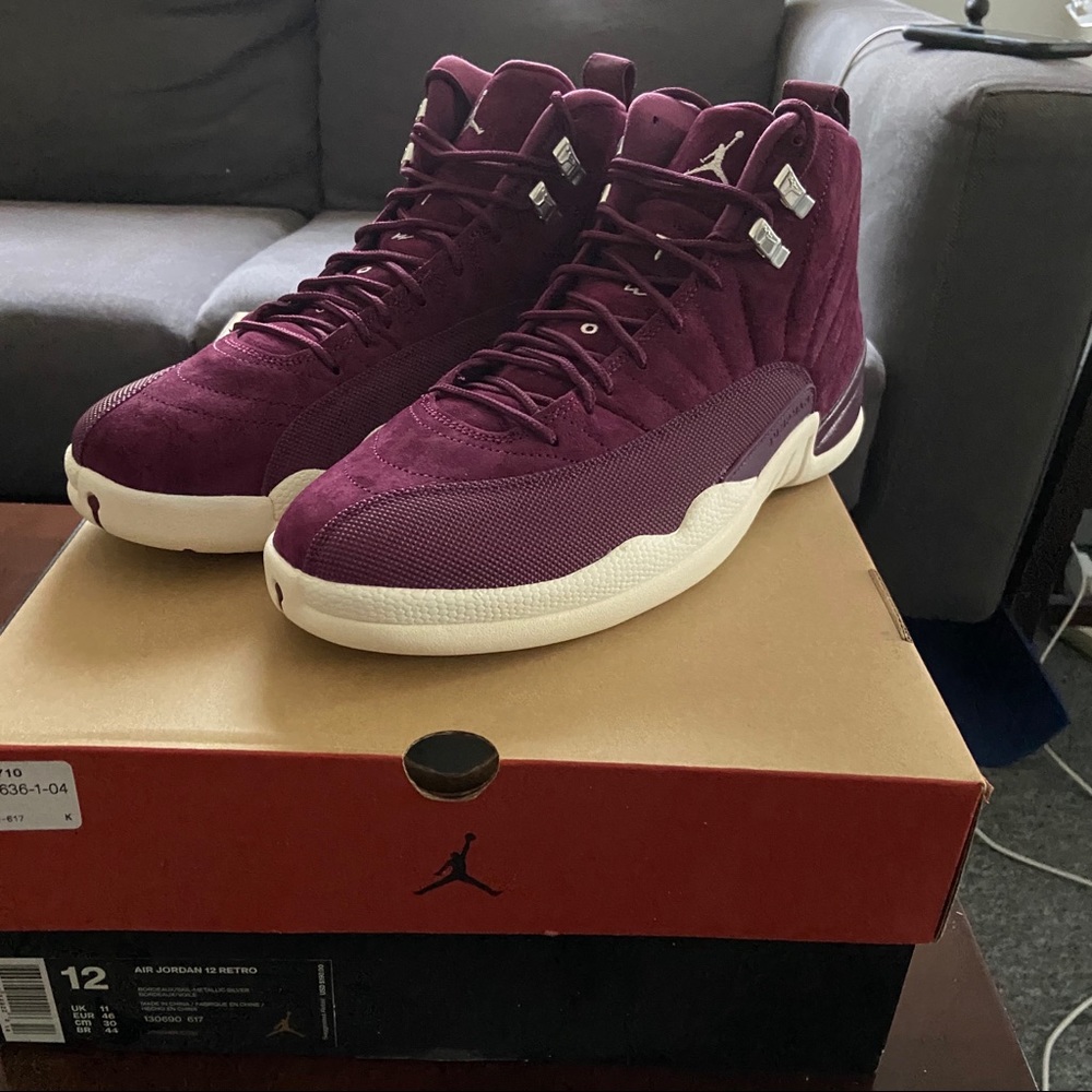 Air Jordan 12 Burgundy/Bordeaux Retro XII …